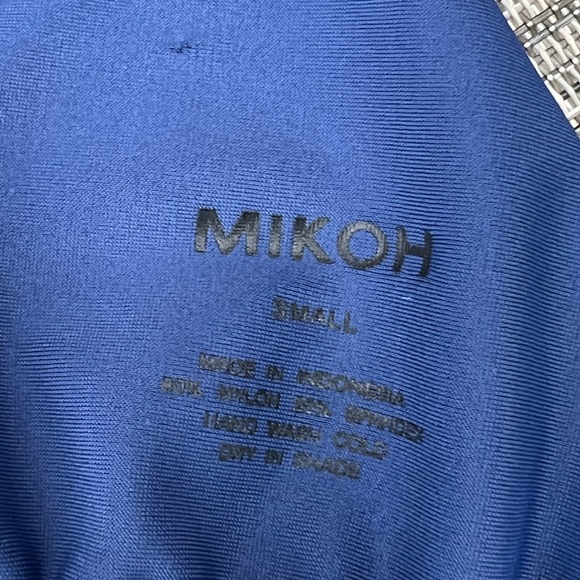 NWT Mikoh Braided Triangle Bikini Top Blue Size Small - Picture 7 of 8